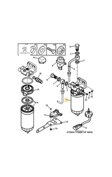 Mazot Filtre Elemanı Bos Boxer Peugeot 1901.58 Mazot Filtre Elemanı Bos Boxer Peugeot 1901.58