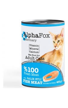 Alpha Fox Balıklı Kedi Konserve 400 G