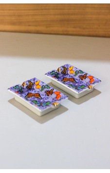 Lucky Art Bone Porselen 2'li Küllük 6x8cm 1254 Lucky Art Bone Porselen 2'li Küllük 6x8cm 1254