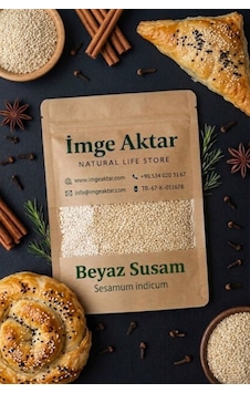 Beyaz Susam 100g Beyaz Susam 100g