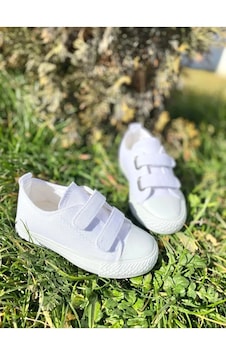 Nese Shoes Keten Kız Çocuk Spor Ayakkabısı Sneaker Beyaz Nese Shoes Keten Kız Çocuk Spor Ayakkabısı Sneaker Beyaz