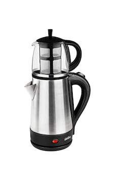Sinbo STM-5836 1600 W 1.7 L Cam Demlikli Elektrikli Çelik Çay Makinesi Sinbo STM-5836 1600 W 1.7 L Cam Demlikli Elektrikli Çelik Çay Makinesi