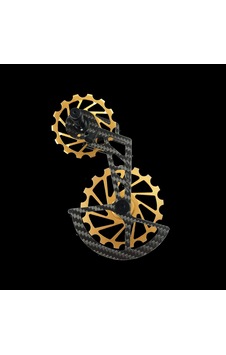 Nova Ride Ceramic OSPW Gold Shimano R8000-R9150 Karbon Bisiklet Aktarıcı Kafesi Siyah