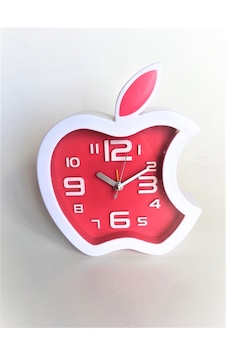 Apple Dekoratif Çalar Masa Saati Kırmızı Diğer Apple Dekoratif Çalar Masa Saati Kırmızı Diğer