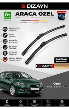 S-dizayn Opel Astra J Sedan - Gtc Ön Cam Silecek Seti 2012-2019 Premium Araca Özel 70-65 Cm A+ Kalit