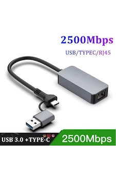 Usb/type C To 2.5g Ethernet Çevirici Zr1144 Usb/type C To 2.5g Ethernet Çevirici Zr1144