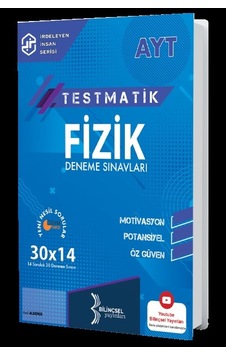 Ayt Fizik Testmatik 30x14 Deneme Bilinçsel Yayınları Ayt Fizik Testmatik 30x14 Deneme Bilinçsel Yayınları