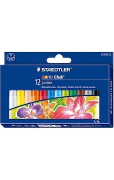 STAEDTLER 243 NC12 NORİS CLUP JUMBO YAĞLI PASTEL BOYA 12 Lİ STAEDTLER 243 NC12 NORİS CLUP JUMBO YAĞLI PASTEL BOYA 12 Lİ