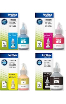 4 Adet (1 Takım) Brother Mürekkep Bt5000 C T300/T310/T50 4 Adet (1 Takım) Brother Mürekkep Bt5000 C T300/T310/T50