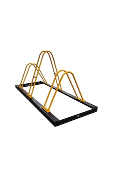 Bisiklet Parkı, Park Demiri Üçlü Eko Çift Yönlü 40x112,5 cm-3274 Sarı - Siyah Bisiklet Parkı, Park Demiri Üçlü Eko Çift Yönlü 40x112,5 cm-3274 Sarı - Siyah
