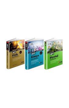 Aydın Ayt Fizik + Kimya + Biyoloji Soru Seti 3 Kitap 2023 Aydın Ayt Fizik + Kimya + Biyoloji Soru Seti 3 Kitap 2023
