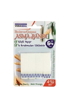 Vodaseal Resim Ve Çerçeve Asma Bandı - 4 Lü Set Vodaseal Resim Ve Çerçeve Asma Bandı - 4 Lü Set