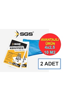 Sgs Kalın Zemin Örtü 4x2,5 10m Sgs4010 2 Adet