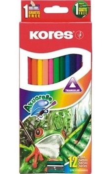 Kores Aquarel Boya Kalemi + Kalemtraş
