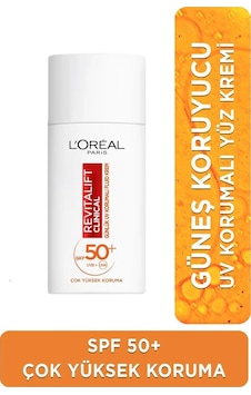 L'Oreal Paris Revitalift Clinical Leke Karşıtı Koruyucu Güneş Kremi SPF50+ 50 ML L'Oreal Paris Revitalift Clinical Leke Karşıtı Koruyucu Güneş Kremi SPF50+ 50 ML