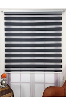 Siyah Bambu Düz Zebra Stor Güneşlik Perde Siyah Bambu Düz Zebra Stor Güneşlik Perde