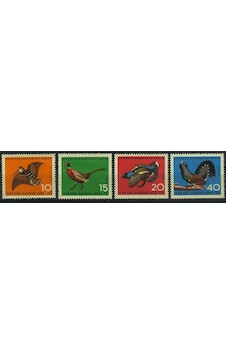 Koleksiyon Pulları, 1965,berlin Federal Almanya ,4 Pul Damgasız Tam Seri,n11-74
