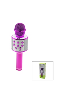 Wireless Mikrofon Karaoke - Hoparlör Usb Şarjlı Usb - Tf - Aux Renkli Krom Kaplama Pil:800mah - Dc 5v Bls-25 4604 Wireless Mikrofon Karaoke - Hoparlör Usb Şarjlı Usb - Tf - Aux Renkli Krom Kaplama Pil:800mah - Dc 5v Bls-25 4604