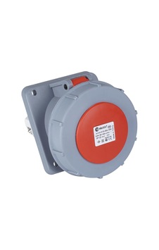 4x63a / Ip67 - Makine Prizi Eğik