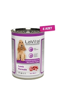 La Vital Puppy Kuzulu Yavru Köpek Konservesi 6 x 400 G La Vital Puppy Kuzulu Yavru Köpek Konservesi 6 x 400 G