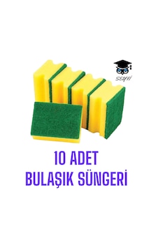 10 Adet Bulaşık Süngeri Oluklu Sun Brite 10 Adet Bulaşık Süngeri Oluklu Sun Brite