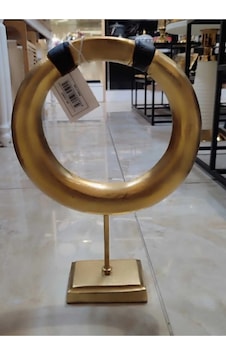Metal Gold Siyah Oval Obje 27 8,5 36 Cm Metal Gold Siyah Oval Obje 27 8,5 36 Cm