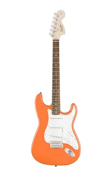 Squier Affinity Stratocaster Laurel Klavye Competition Orange Elektro Gitar 0370600596 Squier Affinity Stratocaster Laurel Klavye Competition Orange Elektro Gitar 0370600596