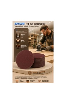 12 Adet 400 Kum Yuvarlak Cırtlı Zımpara Diski 115 Mm Deliksiz Zımpara Kağıdı 723221 Str-mn346 12 Adet 400 Kum Yuvarlak Cırtlı Zımpara Diski 115 Mm Deliksiz Zımpara Kağıdı 723221 Str-mn346