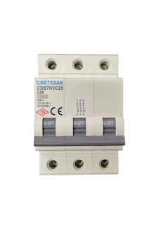 Metesan 3x20a C Tipi W Otomat Sigorta Metesan 3x20a C Tipi W Otomat Sigorta