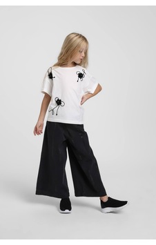 Escabel Kız Çocuk İşlemeli T-shirt 36191 Beyaz Beyaz Escabel Kız Çocuk İşlemeli T-shirt 36191 Beyaz Beyaz