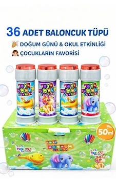 Go İthalat 36 Adet Bumbum Baloncuk Köpük Tüpü