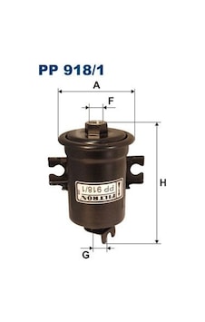 Fıltron Pp918/1 Benzın Fıltresı Toyota Corolla 1.6 Enjeksıyonlu 1992-1998 Ae101 Fıltron Pp918/1 Benzın Fıltresı Toyota Corolla 1.6 Enjeksıyonlu 1992-1998 Ae101