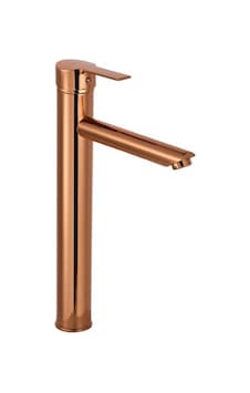 Fontana FS-1123 Çanak Tipi Lavabo Bataryası Parlak Bakır