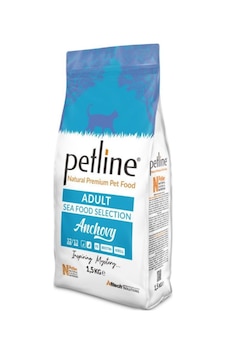 Petline Anchovy Sea Food Hamsili Yetişkin Kedi Maması 1500 G Petline Anchovy Sea Food Hamsili Yetişkin Kedi Maması 1500 G