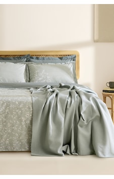 Karaca Home Linaria %100 Pamuk Çift Kişilik Nevresim Pike Takımı Mint Karaca Home Linaria %100 Pamuk Çift Kişilik Nevresim Pike Takımı Mint
