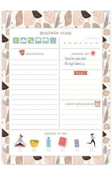 Keskin A5 Günlük Planner Blok - Çakıl