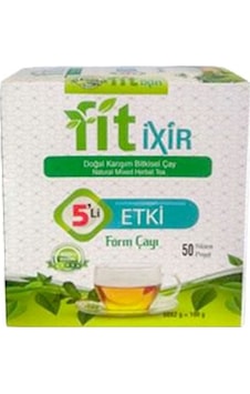 Fit İxir Bitkisel Karışımlı Form Çayı Süzen Poşet 2 x 50'li