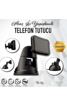 Concord CH-123 Vantuzlu Klipsi Araç İçi Telefon Tutucu Concord CH-123 Vantuzlu Klipsi Araç İçi Telefon Tutucu