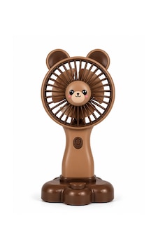 Iconic Tech Ayıcıklı Mini El Fanı Usb Şarjlı 3 Kademeli Taşınabilir Handheld Fan Kahverengi Iconic Tech Ayıcıklı Mini El Fanı Usb Şarjlı 3 Kademeli Taşınabilir Handheld Fan Kahverengi