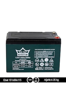 Ortec 12v 14ah Akü
