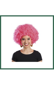 Bezos Pembe Renk Kıvırcık Afro Bonus Peruk Bzs01 Bezos Pembe Renk Kıvırcık Afro Bonus Peruk Bzs01