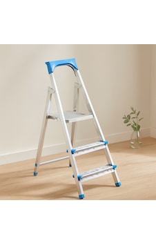 2+1 Basamaklı Metal Merdiven 60 Cm - 120 Kg - 2+1 Basamaklı Metal Merdiven 60 Cm - 120 Kg -