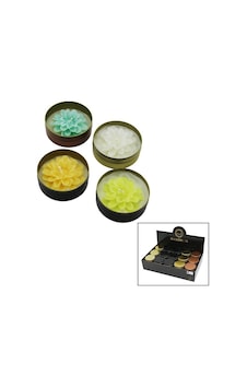 Maximum Max-5332 Mum Renkli Kokulu Lotus Modeli Teneke Kutu Mix Renkli - 45'li Paket Diğer Maximum Max-5332 Mum Renkli Kokulu Lotus Modeli Teneke Kutu Mix Renkli - 45'li Paket Diğer
