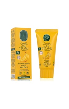 Çocuk Diş Macunu 60 Ml Muz Renkli Çocuk Diş Macunu 60 Ml Muz Renkli