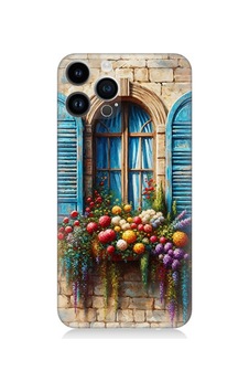 Apple iPhone 13 Pro Uyumlu Pencereden Renkli Hayat Desenli Silikon Kılıf Çok Renkli Apple iPhone 13 Pro Uyumlu Pencereden Renkli Hayat Desenli Silikon Kılıf Çok Renkli