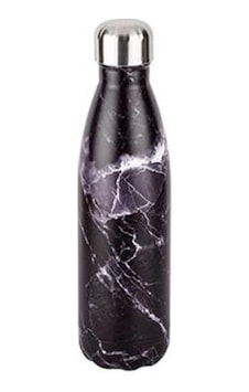 Tantitoni Siyah Mermer Desenli Paslanmaz Çelik Su Şişesi 500ml Beyaz Tantitoni Siyah Mermer Desenli Paslanmaz Çelik Su Şişesi 500ml Beyaz