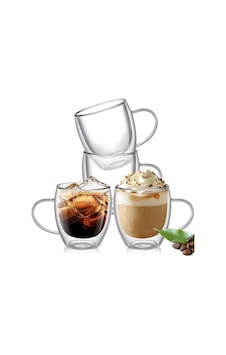 Çift Katmanlı Cam Kupa Bardak 250 Ml Lüx Çift Cidarlı Kupa - Termos Bardak - İki Duvarlı Yapısı İle Uzun Süre Sıcak-soğuk Tutma Özelliği, Kulplu Kahve Espresso Bardağı Brosilikat Double Layer Cup Acı Kahve Çift Katmanlı Cam Kupa Bardak 250 Ml Lüx Çift Cidarlı Kupa - Termos Bardak - İki Duvarlı Yapısı İle Uzun Süre Sıcak-soğuk Tutma Özelliği, Kulplu Kahve Espresso Bardağı Brosilikat Double Layer Cup Acı Kahve