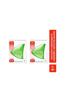 Nicorette 1. Adım 25 mg Nikotin Bandı 2'li Paket Nicorette 1. Adım 25 mg Nikotin Bandı 2'li Paket
