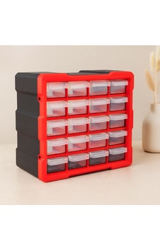 Küçük Plastik Çekmece Seti 4'lü 26.7x15.7x26.2 Cm Renkli Küçük Plastik Çekmece Seti 4'lü 26.7x15.7x26.2 Cm Renkli
