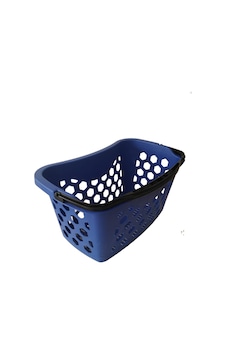 Fasulye Tipi Plastik Alışveriş Sepeti - Market El Sepeti Mavi Fasulye Tipi Plastik Alışveriş Sepeti - Market El Sepeti Mavi